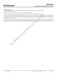 PI6C49016ZDIEX Datasheet Page 11