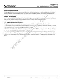 PI6C49016ZDIEX Datasheet Page 13