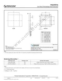 PI6C49016ZDIEX Datasheet Page 16