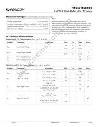 PI6C4911504D2LIE Datasheet Page 4