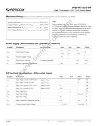 PI6C4911505-04LIE Datasheet Page 4