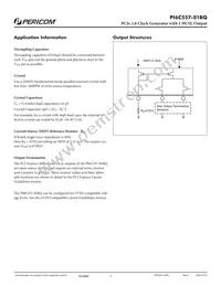 PI6C557-01BQZHIEX Datasheet Page 3