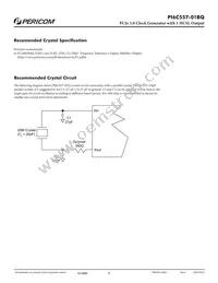 PI6C557-01BQZHIEX Datasheet Page 8