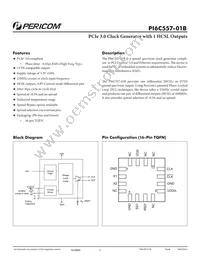 PI6C557-01BZHIEX Datasheet Cover