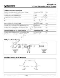 PI6C557-03BLEX Datasheet Page 4