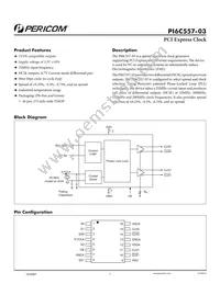 PI6C557-03LE Datasheet Cover