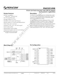 PI6C557-05QLE Datasheet Cover