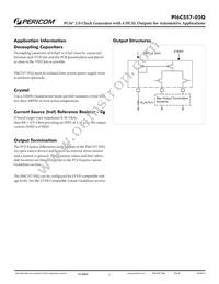 PI6C557-05QLE Datasheet Page 3