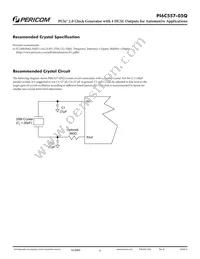 PI6C557-05QLE Datasheet Page 8
