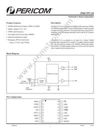 PI6C557-10LEX Datasheet Cover