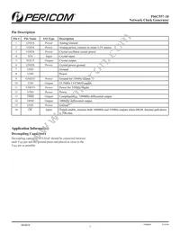 PI6C557-10LEX Datasheet Page 2