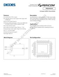 PI6C5912016ZDIEX Datasheet Cover