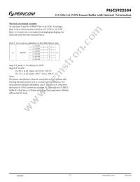 PI6C5922504ZHIEX Datasheet Page 11