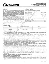 PI6C9911E-2J Datasheet Page 4