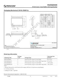 PI6CEQ20200LIE Datasheet Page 9