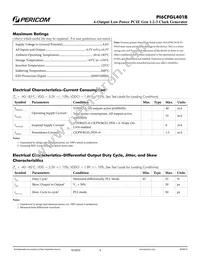 PI6CFGL401BZHIEX Datasheet Page 4