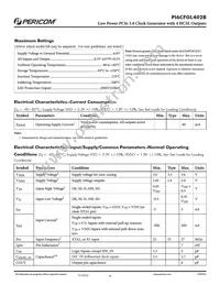 PI6CFGL402BLIE Datasheet Page 4