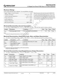 PI6CFGL601BZHIEX Datasheet Page 8