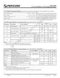 PI6CL10804WEX Datasheet Page 2