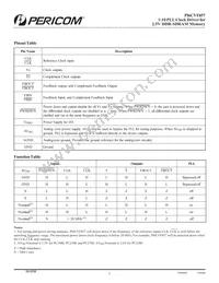 PI6CVF857ZDE Datasheet Page 3