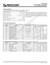 PI6CX100-00WE Datasheet Page 2