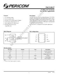 PI6CX100-27WE Datasheet Cover