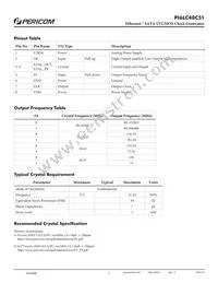 PI6LC48C51LIE Datasheet Page 2