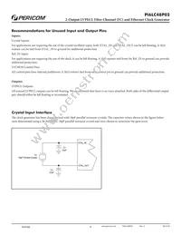 PI6LC48P02LIE Datasheet Page 9