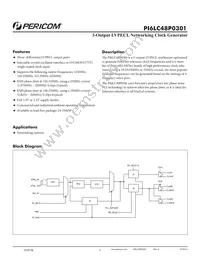 PI6LC48P0301LE Datasheet Cover