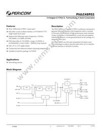 PI6LC48P03LIE Datasheet Cover