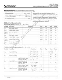 PI6LC48P03LIE Datasheet Page 4