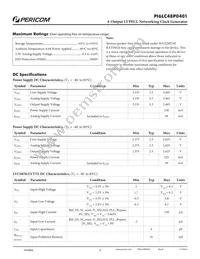 PI6LC48P0401LE Datasheet Page 4