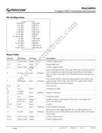 PI6LC48P04LIE Datasheet Page 2