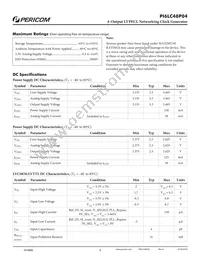 PI6LC48P04LIE Datasheet Page 4