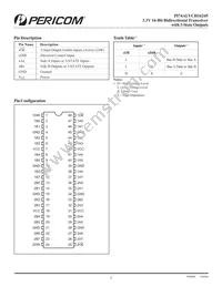 PI74ALVCH16245A Datasheet Page 2