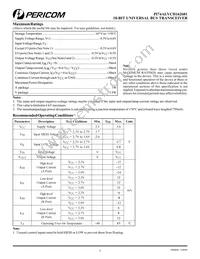 PI74ALVCH162601A Datasheet Page 3