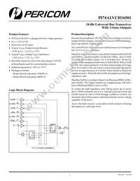 PI74ALVCH16501A Datasheet Cover