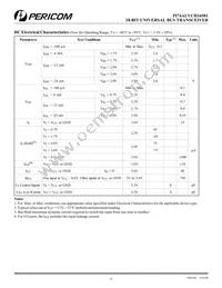 PI74ALVCH16501A Datasheet Page 4