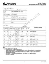 PI74ALVCH16652A Datasheet Page 3