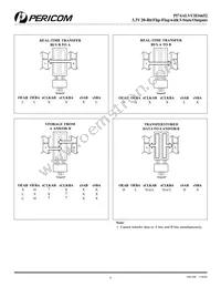 PI74ALVCH16652A Datasheet Page 4