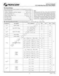 PI74ALVCH16652A Datasheet Page 5