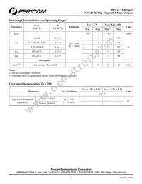 PI74ALVCH16652A Datasheet Page 7