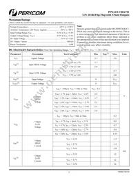 PI74ALVCH16721A Datasheet Page 3