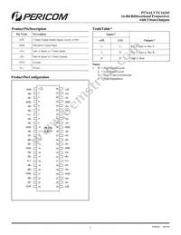 PI74ALVTC16245VE Datasheet Page 2