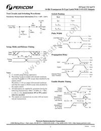 PI74ALVTC16373A Datasheet Page 8