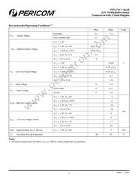 PI74AVC+16245K Datasheet Page 3