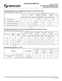 PI74AVC+16374A Datasheet Page 5