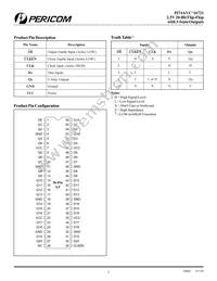 PI74AVC+16721A Datasheet Page 2