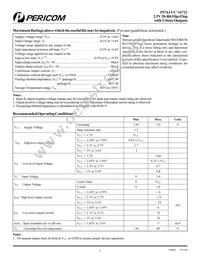 PI74AVC+16721A Datasheet Page 3