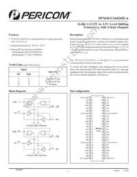 PI74AVC164245LAAEX Datasheet Cover